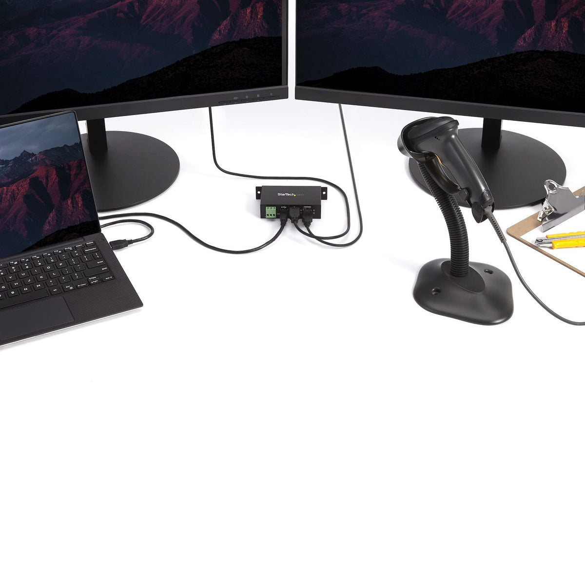 StarTech.com USB Hub - USB Type B - External - Black - TAA Compliant - 4 Total