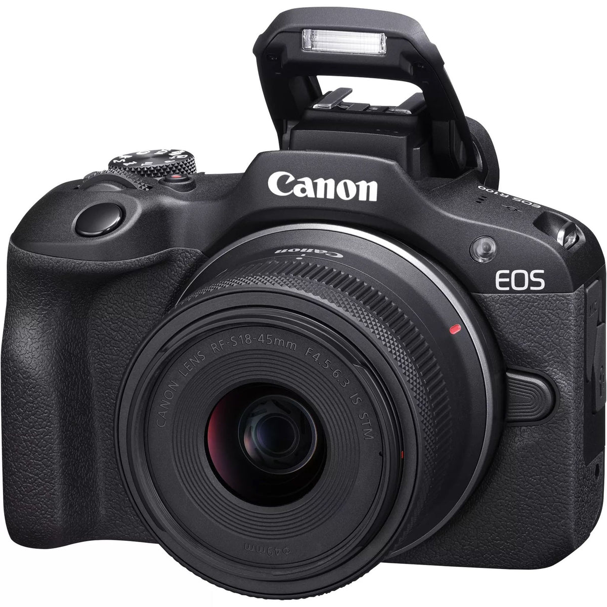Canon EOS R100 24.1 Megapixel Digital SLR Camera with Lens - 18 mm - 45 mm