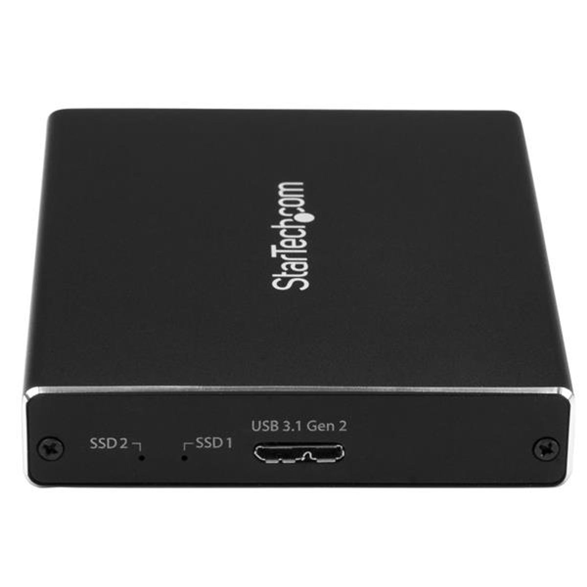 StarTech.com 2 x Total Bays DAS Storage System Portable - TAA Compliant - M.2
