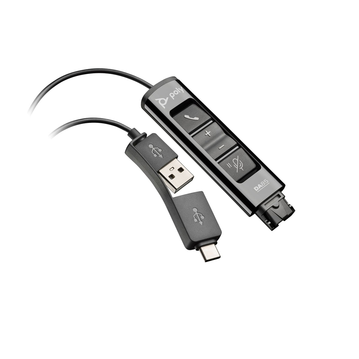 HP Poly DA85 USB to QD Adapter