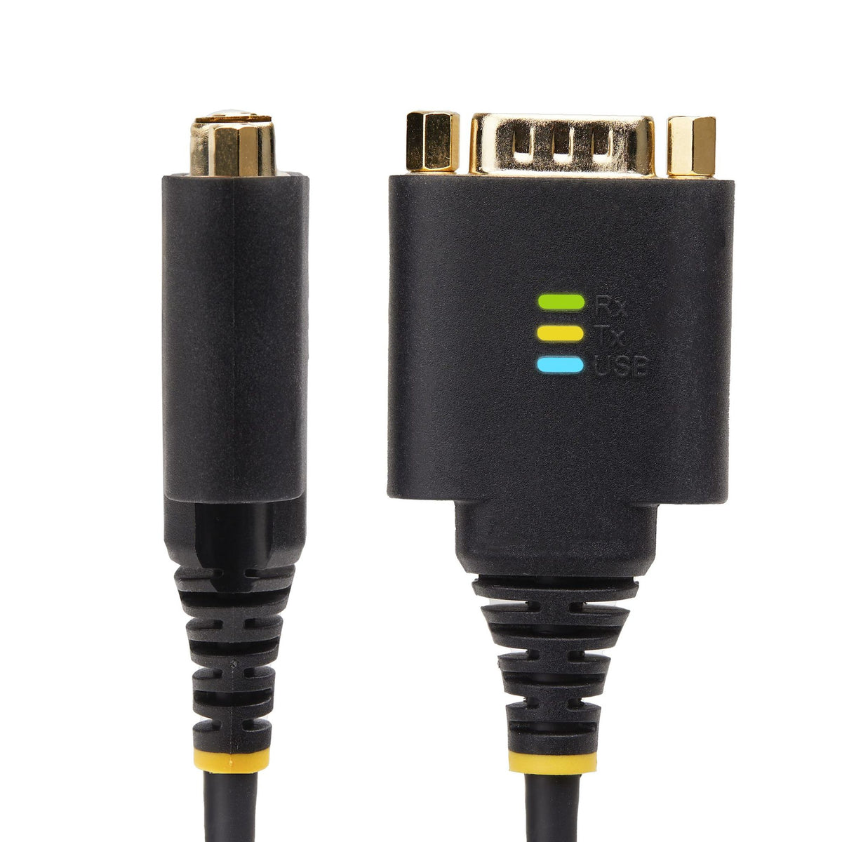 StarTech 60cm 2-Port USB to Serial Adapter Cable FTDI DB9 RS232 COM Retention