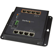 StarTech.com Industrial 8 Port Gigabit PoE Switch 4 x PoE+ 30W L2 Managed