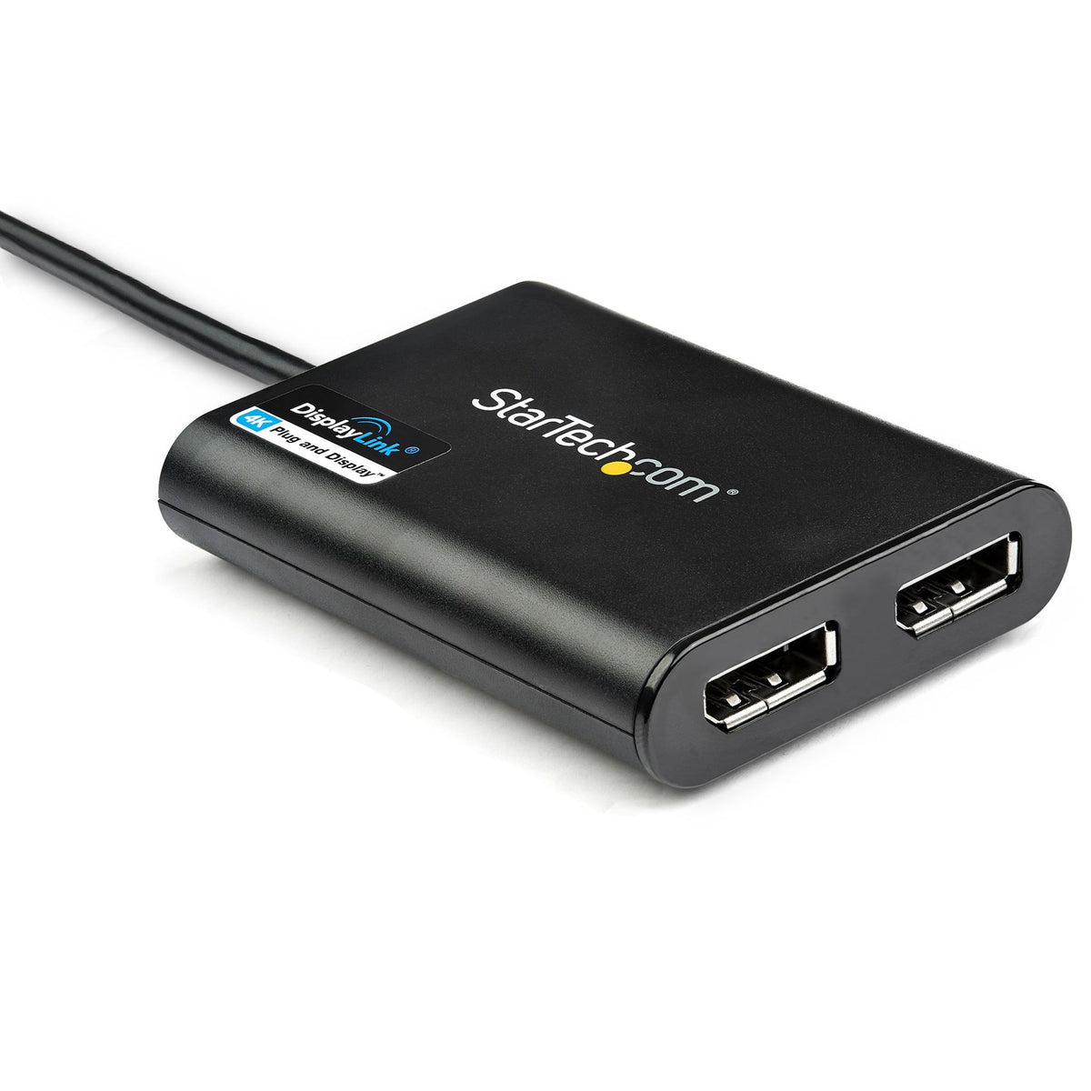 StarTech.com USB to Dual DisplayPort Adapter 4K 60Hz USB 3.0 Dual Monitor
