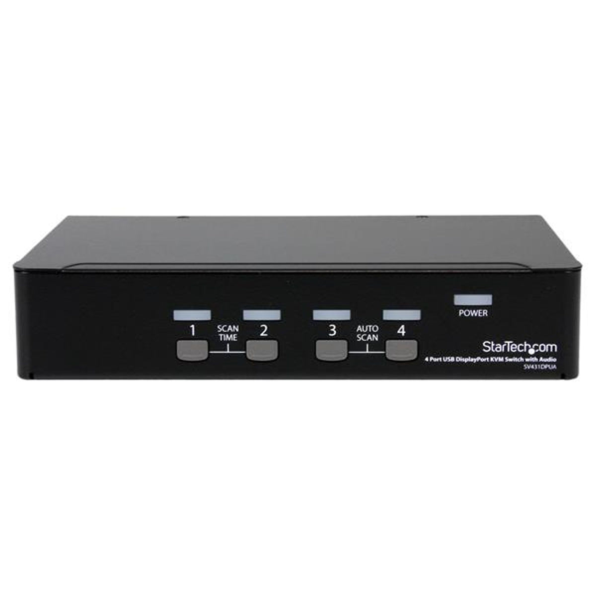 StarTech.com 4-Port USB DP KVM Switch with Audio WQXGA 3840x2400