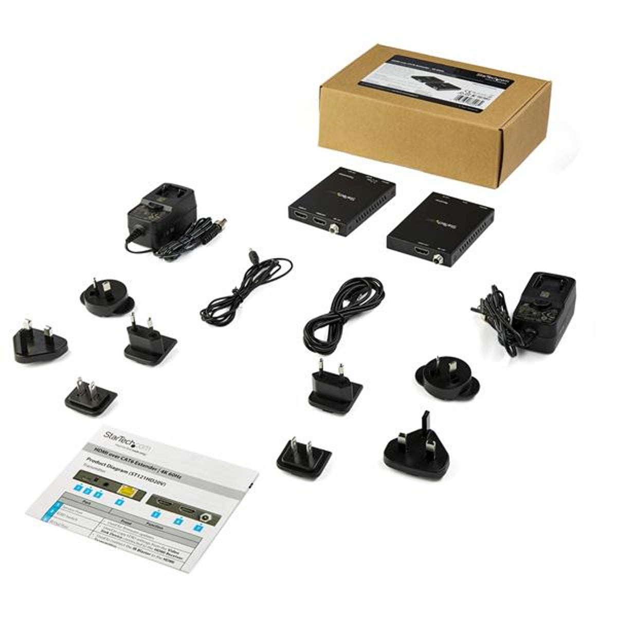 StarTech.com 50m HDMI Over Cat6 4K Video Extender