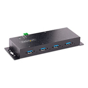 StarTech 4-Port Industrial USB 3.0 Rugged Hub 5Gbps ESD Protected Mountable