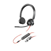 HP Poly BW 3325 USB-C Headset + 3.5mm Plug + USB-C/A Adapter