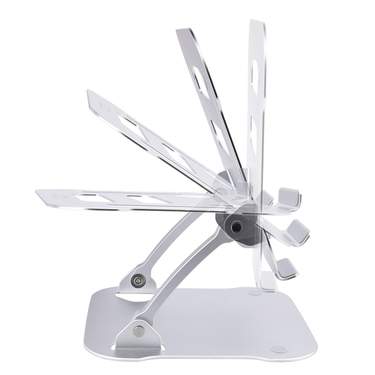 StarTech.com Foldable Aluminum Laptop Stand Silver Up to 22lb