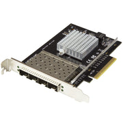StarTech.com 10Gigabit Ethernet Card PCI Express x8 4Port SFP+ Optical Fiber