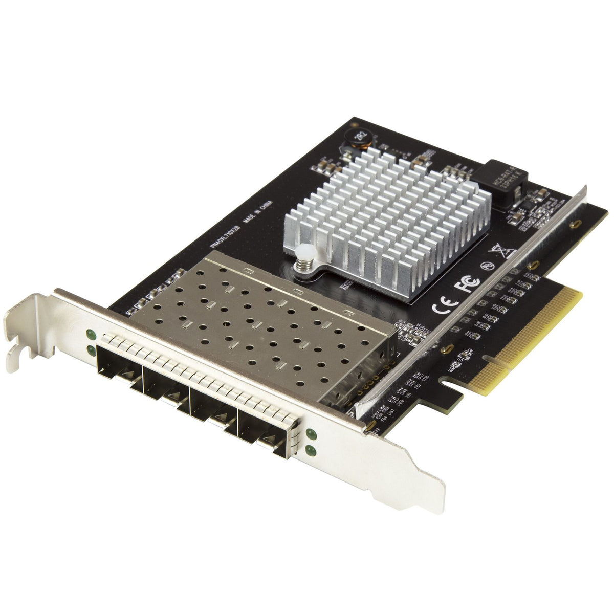 StarTech.com 10Gigabit Ethernet Card PCI Express x8 4Port SFP+ Optical Fiber