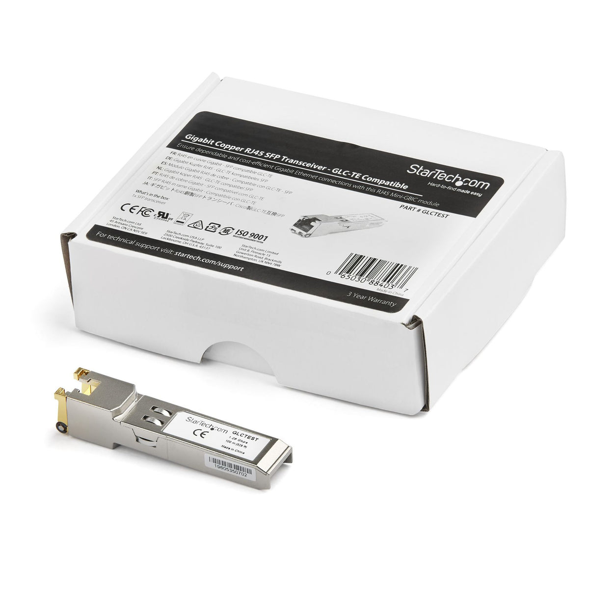 StarTech SFP Mini-GBIC RJ-45 Gigabit Ethernet Module