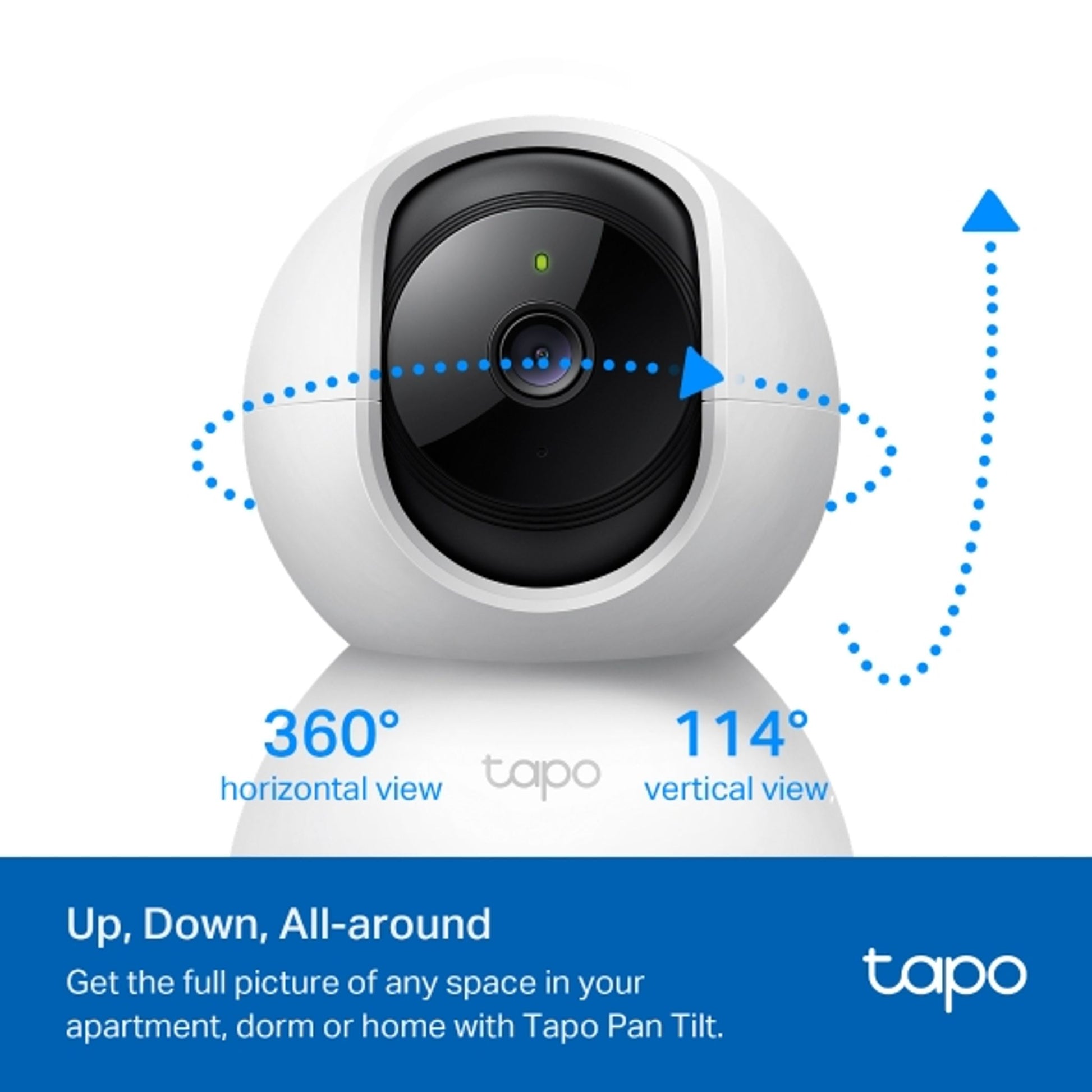 TP-Link TC71 Pan/Tilt 2K 3MP Home Security Wi-Fi Camera Two-Way Audio Motion Detect tl:c7daefe3
