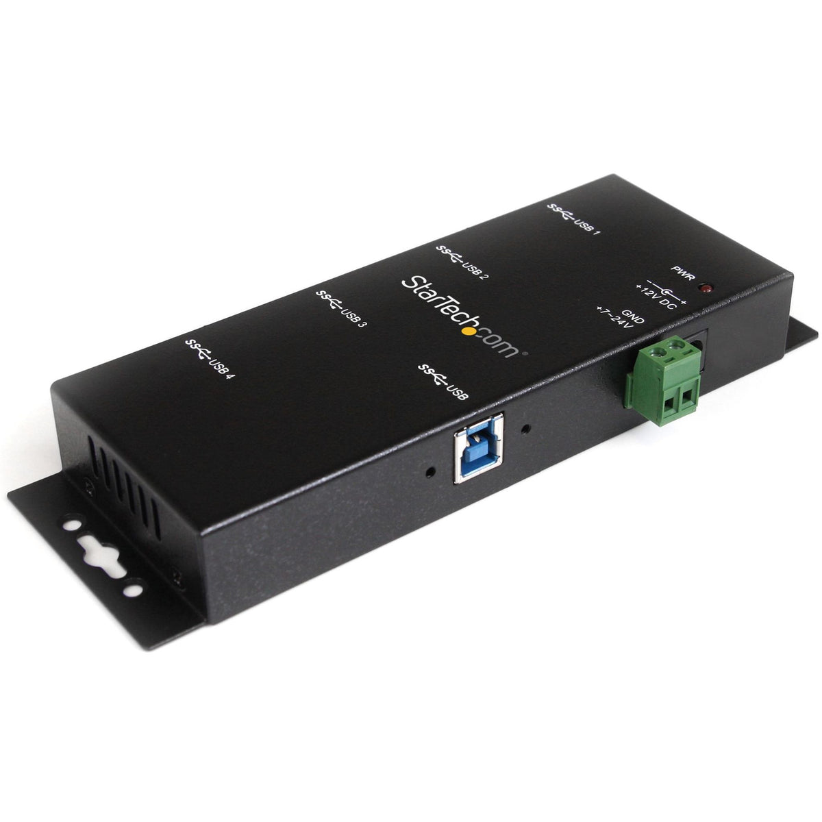 StarTech 4-Port Industrial USB 3.0 Hub 5Gbps Mountable Rugged