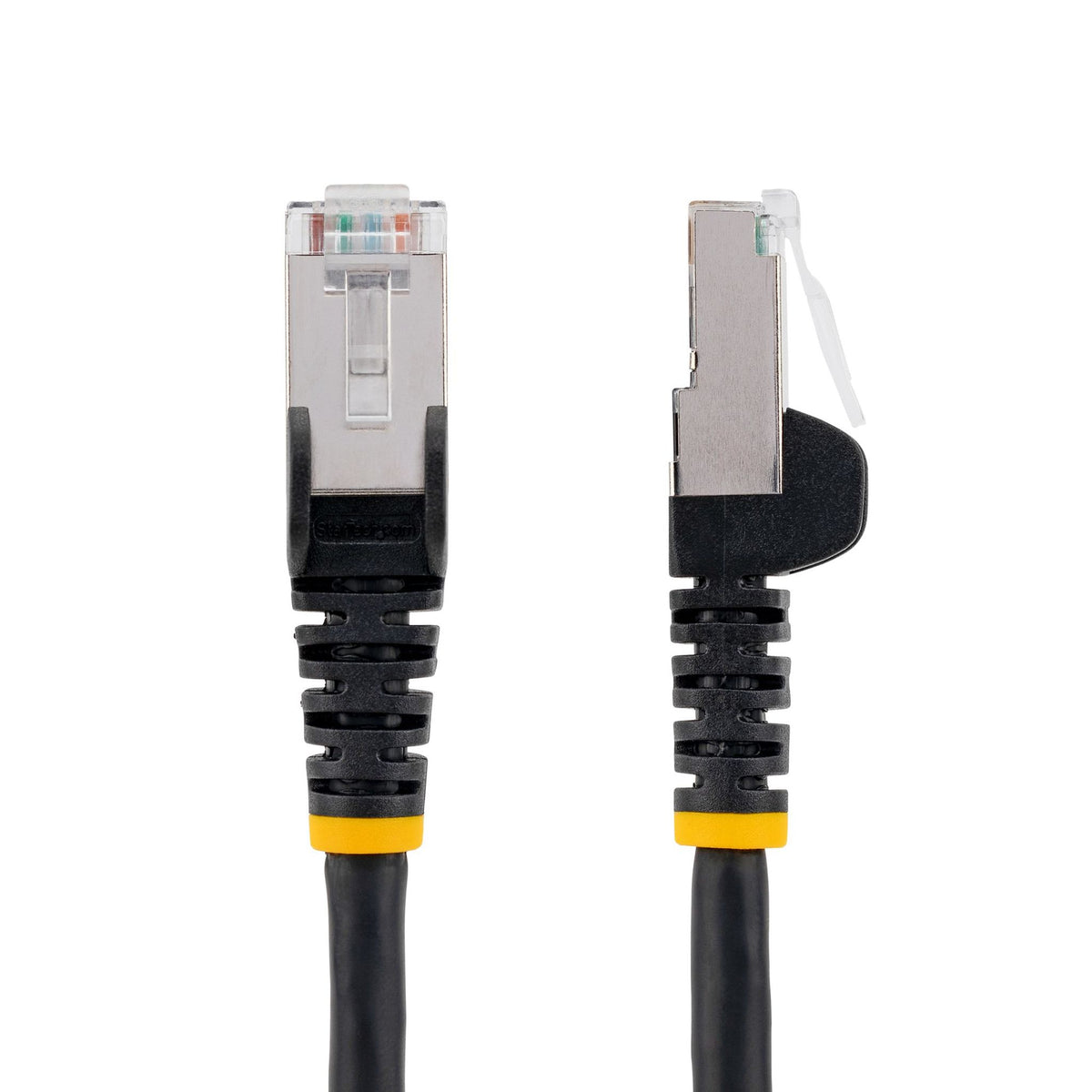 StarTech.com CAT6a 50cm Black LSZH PoE S/FTP Snagless Ethernet Cable 27AWG