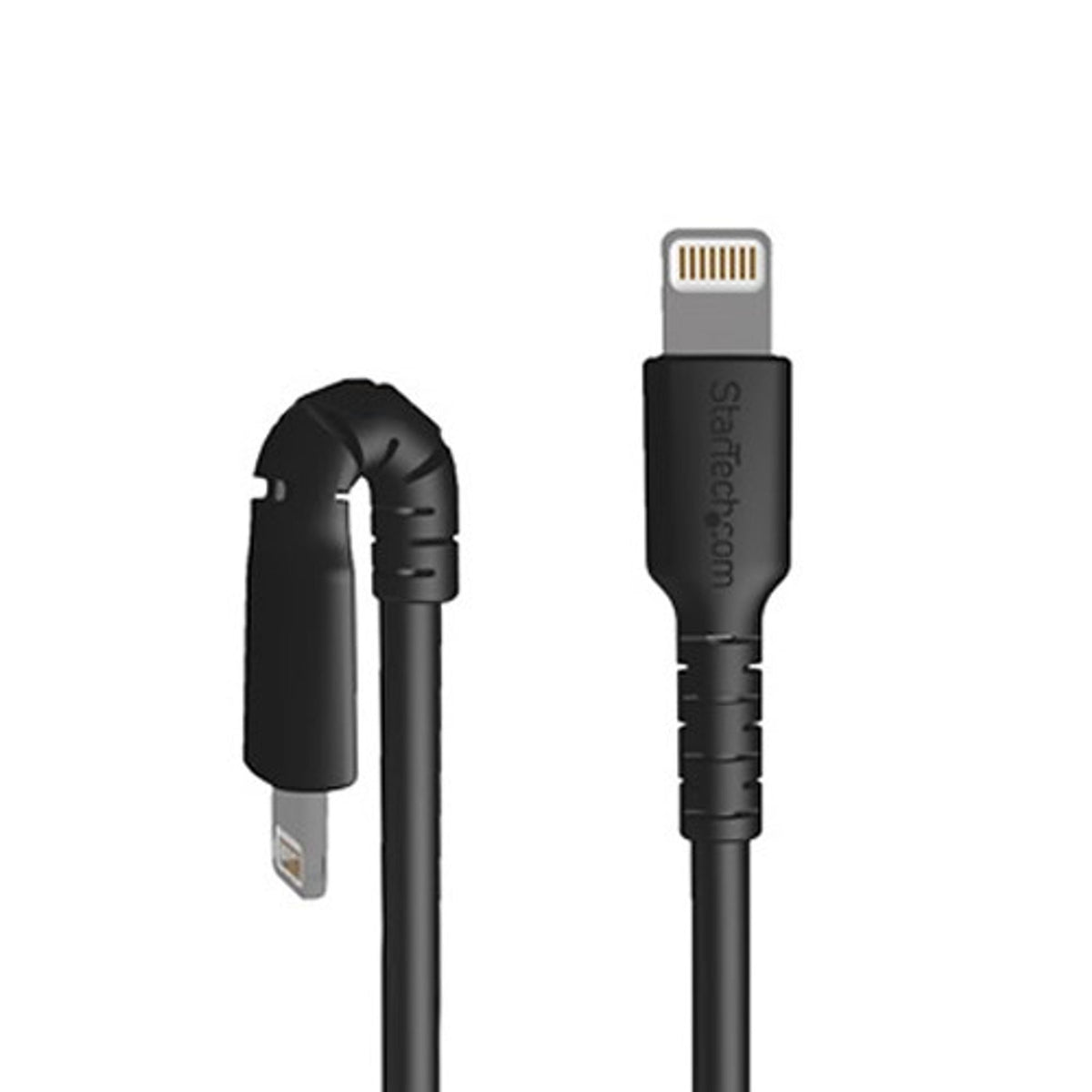 StarTech.com 1m Durable USB-C to Lightning Cable Rugged MFi Certified Black