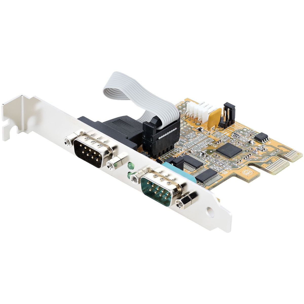 StarTech.com Serial Adapter PCI Express x1 2 Port RS-232