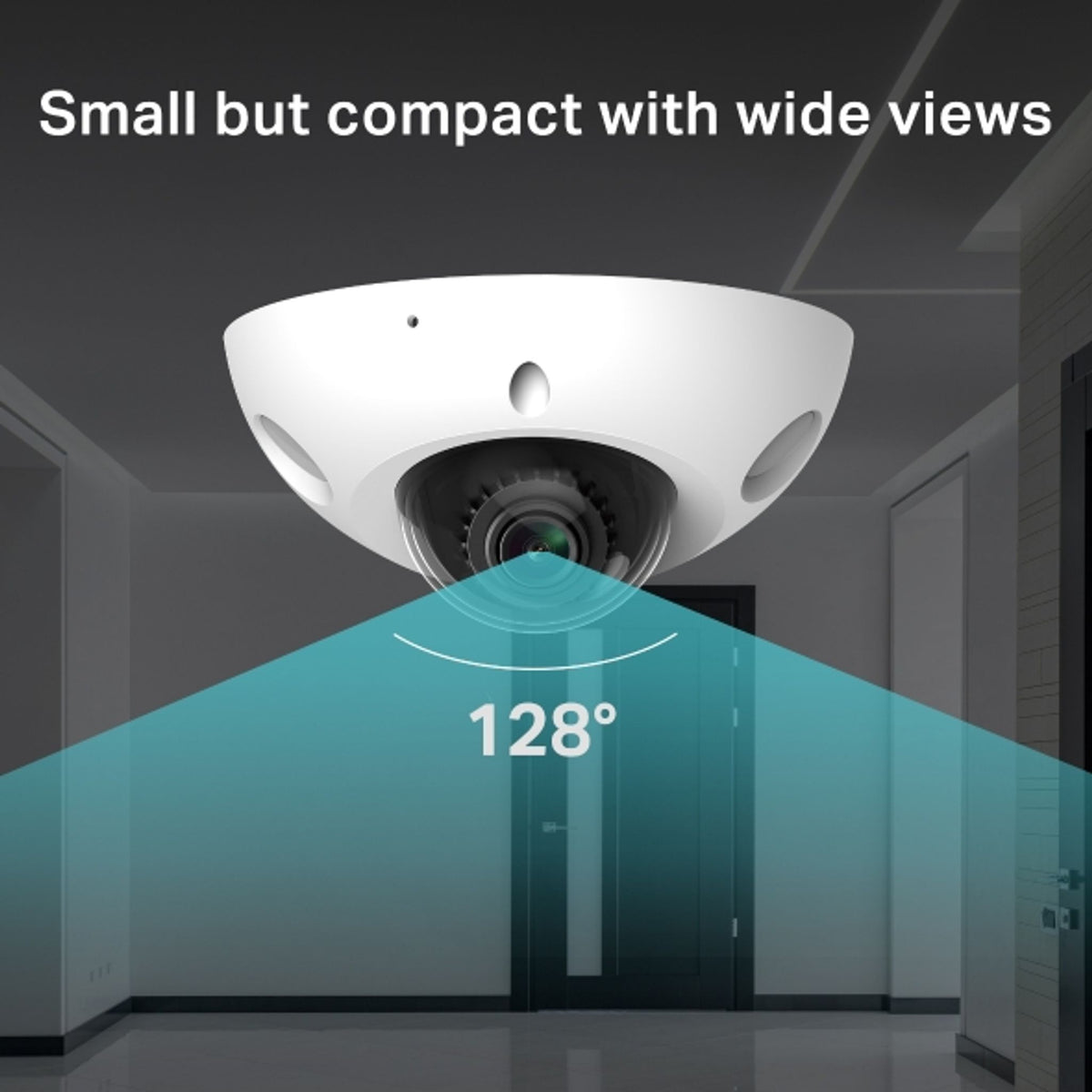 TP-Link VIGI C230I 3MP 2.8mm IR Mini Dome Network Camera Smart Detection tl:55b8c35e