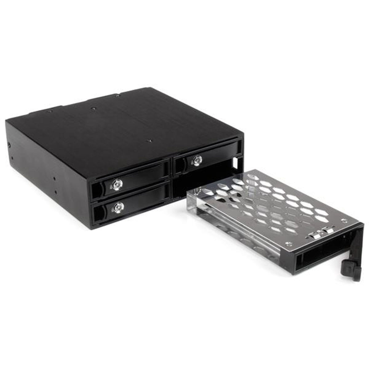 StarTech.com Drive Enclosure for 5.25" SATA/600 Serial Attached SCSI (SAS)
