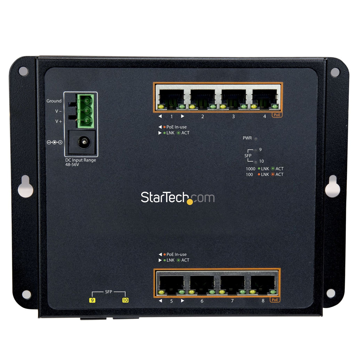 StarTech.com 8 Port Manageable Gigabit Ethernet Switch 10/100/1000Base-T