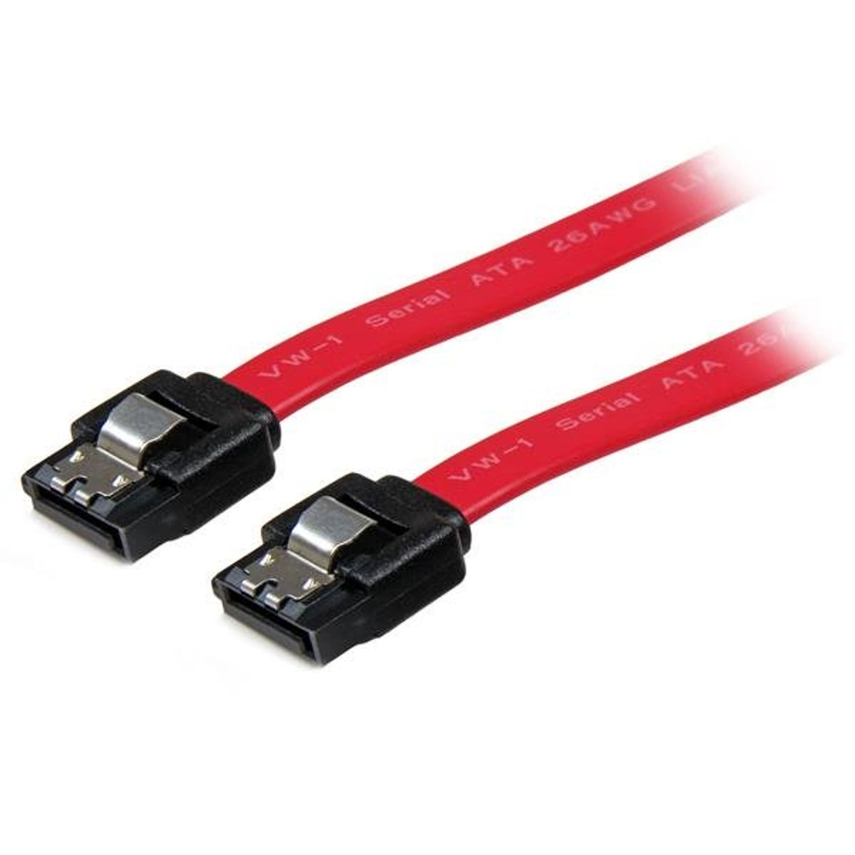 StarTech.com 18in Latching SATA Cable 6 Gbit/s Red