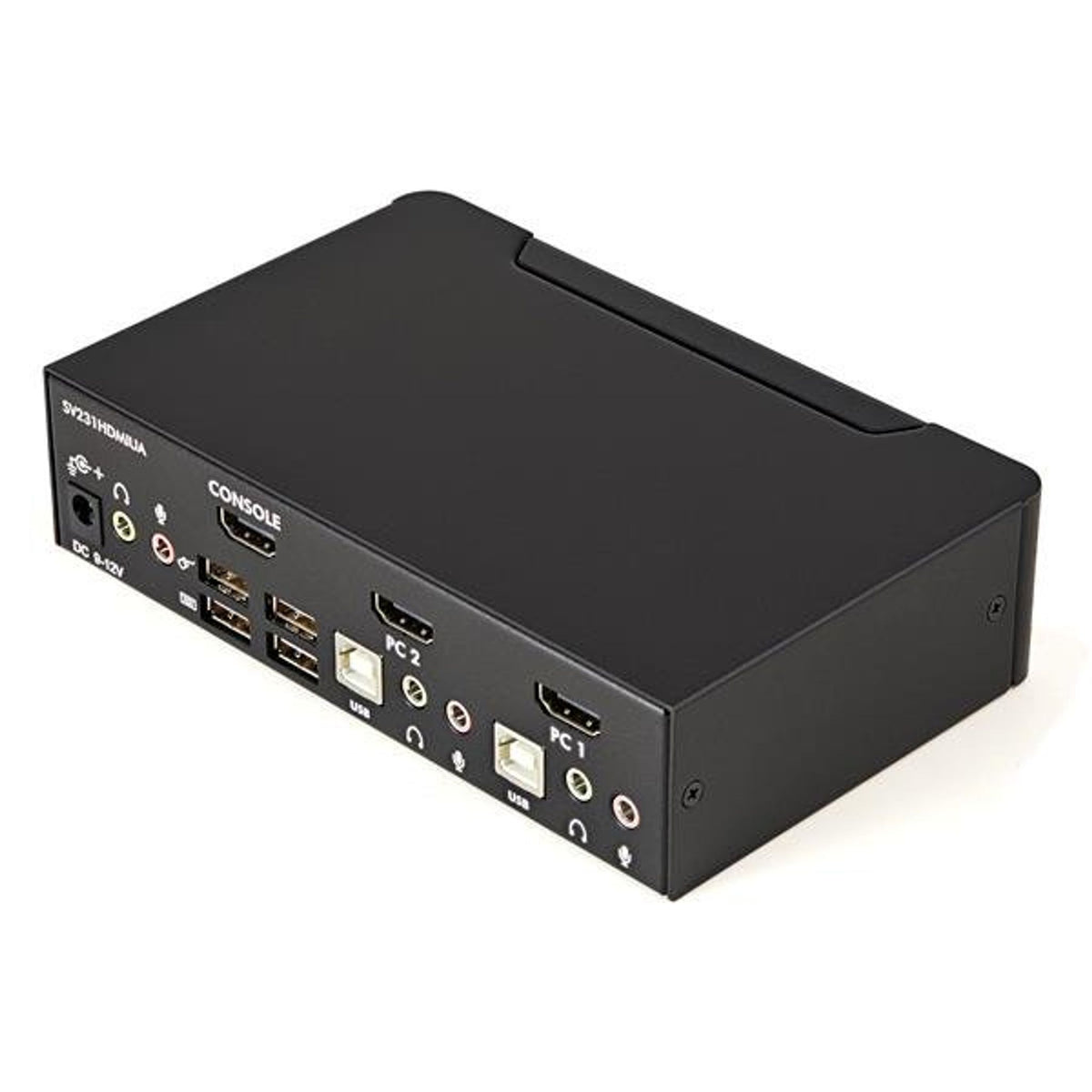 StarTech.com 2-Port USB HDMI KVM Switch with Audio and USB Hub - 1080p Hotkey