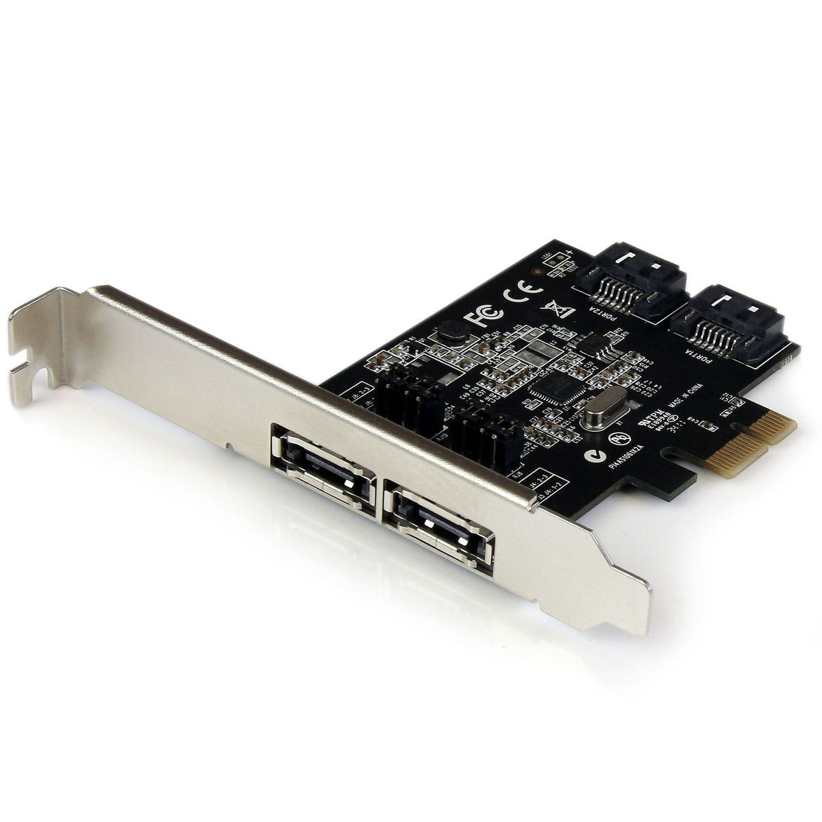 StarTech PCIe SATA III eSATA Controller Card 2 Port Dual