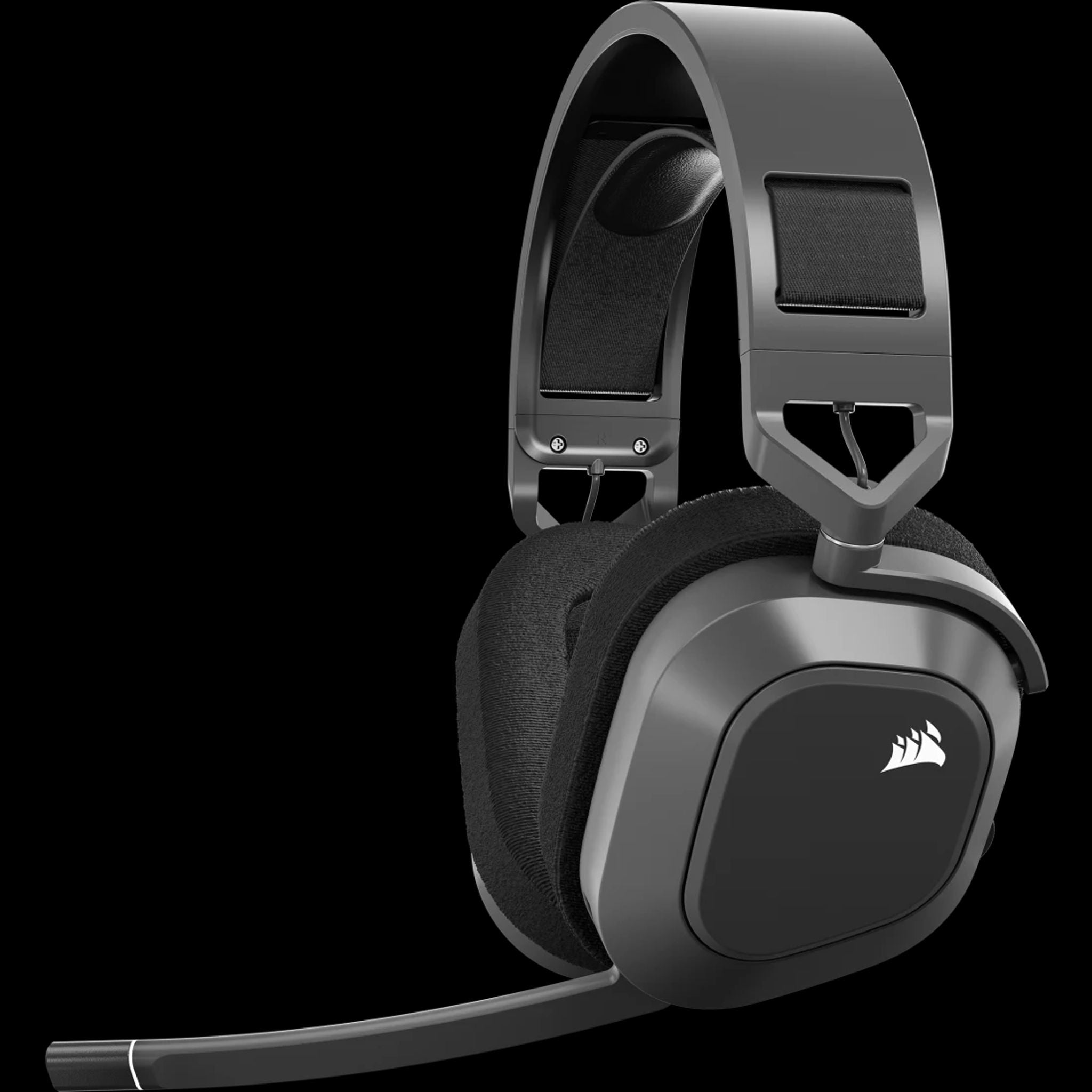 Corsair HS80 MAX WIRELESS Gaming Headset Steel Gray 50mm Drivers RGB tl:c5722afb