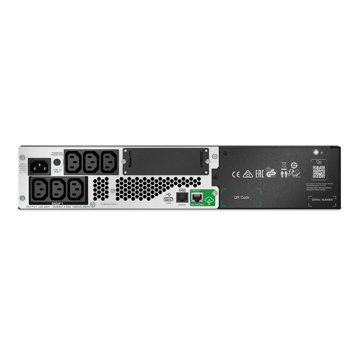 APC Smart-UPS 1000VA Line Interactive Rack/Tower 2U 6x IEC C13 Outlets Li-Ion