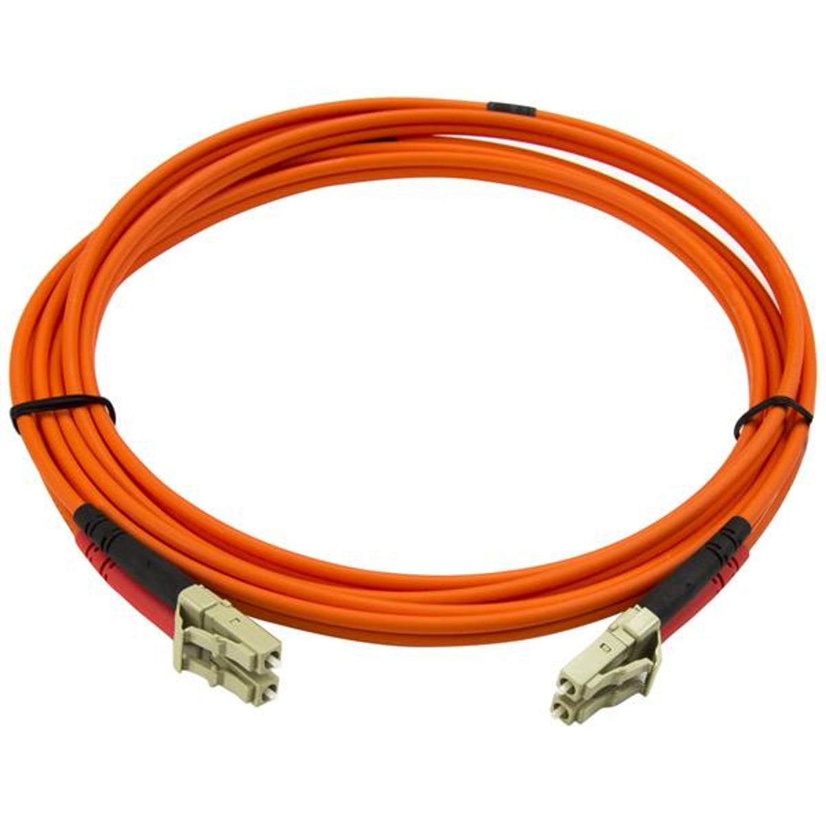 StarTech.com 2m Multimode Duplex Fiber Optic Cable LC/LC 50/125µm LSZH Orange