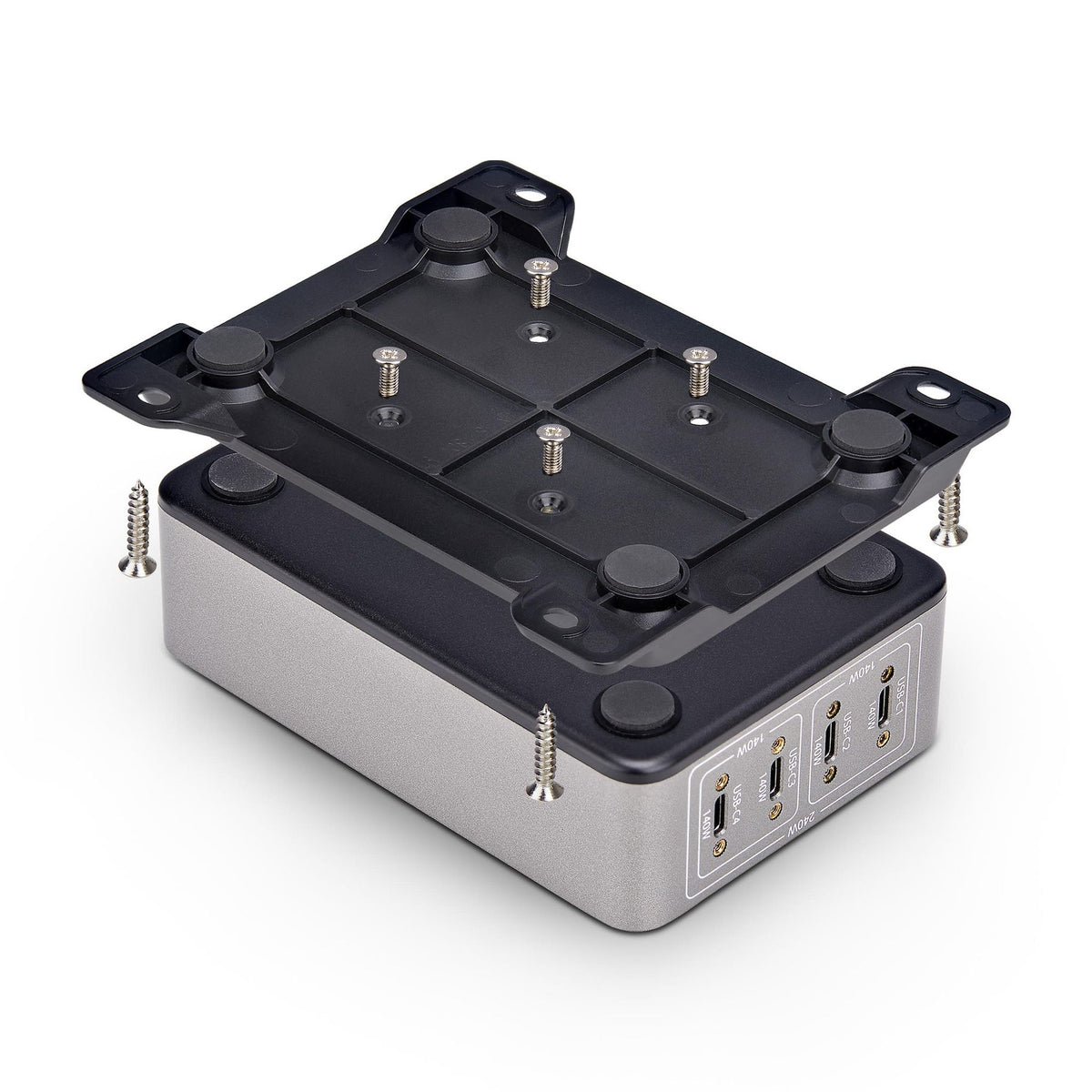 StarTech 4-Port USB-C Charger 240W 140W EPR Locking Ports