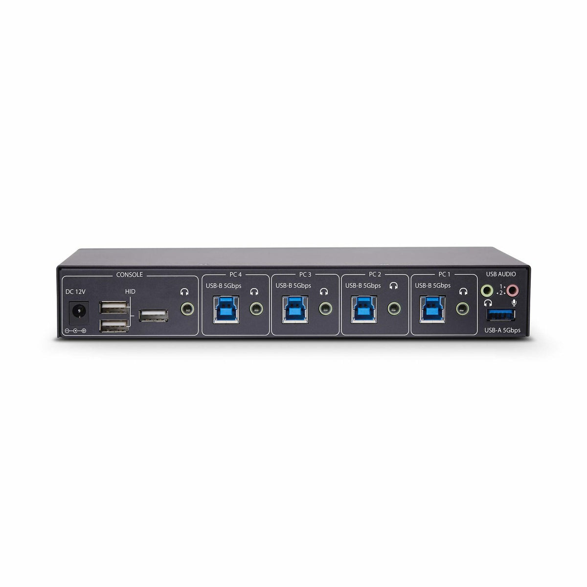 StarTech 4-Port KM Switch Mouse Roaming USB 3.0 Audio