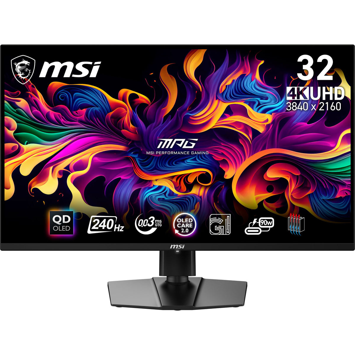 MSI MPG 321URX 32" QD-OLED 240Hz UHD Monitor DP HDMI USB-C