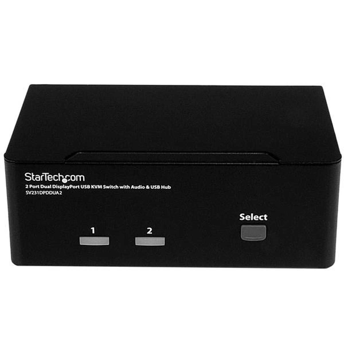 2-Port DisplayPort KVM Switch - Dual-Monitor - 4K 60 - with Audio & USB