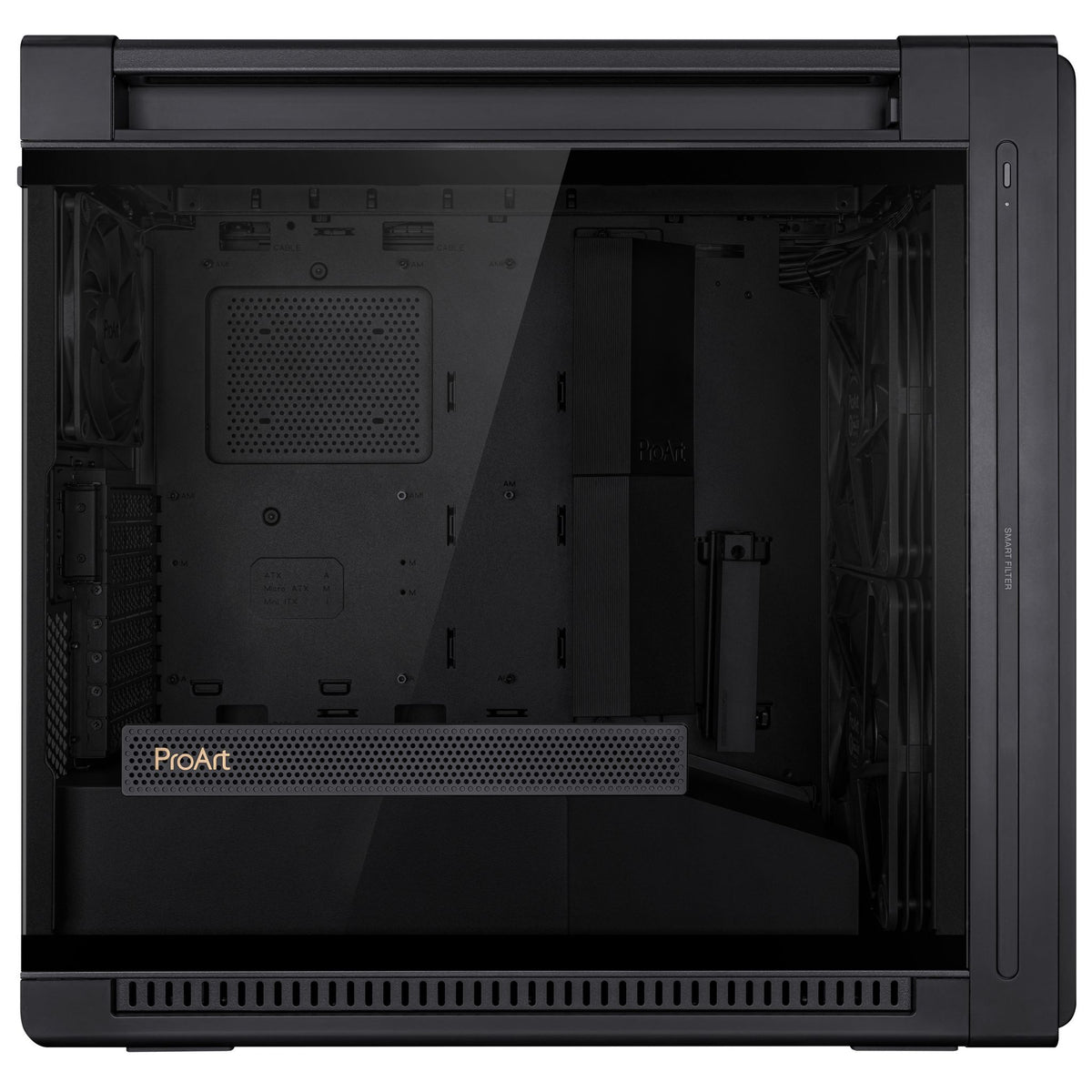 ASUS PA602 ProArt Case Wood TG Edition 420mm Rad Support 3x Fans USB 20Gbps