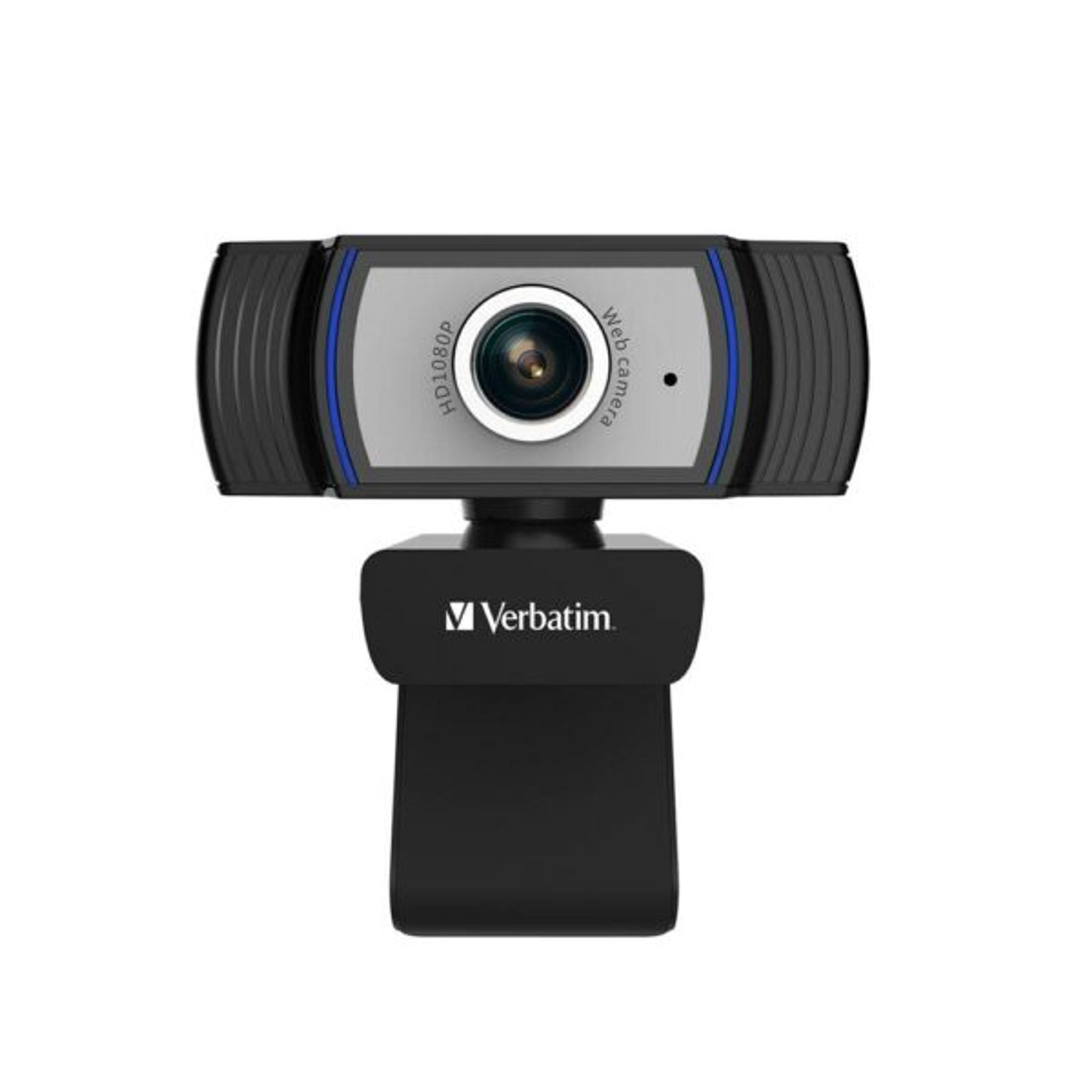 Verbatim 1080p Full HD Webcam - Black/Silver FHD 1920x1080 2.0 Mega Pixels Co... tl:b64f5b0c