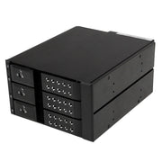 StarTech.com 5.25" SAS/SATA/600 Internal Drive Enclosure Black