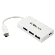 StarTech.com USB-C Hub 4 USB 3.0 Ports White External