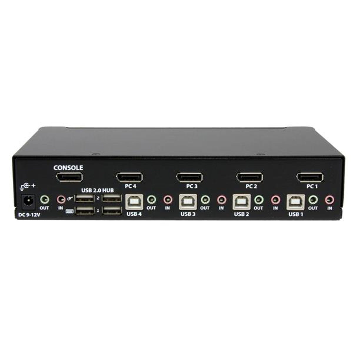 StarTech.com 4-Port USB DP KVM Switch with Audio WQXGA 3840x2400