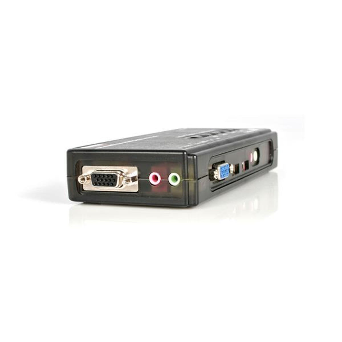 StarTech.com SV411KUSB 4-Port Black USB VGA KVM Switch with Audio