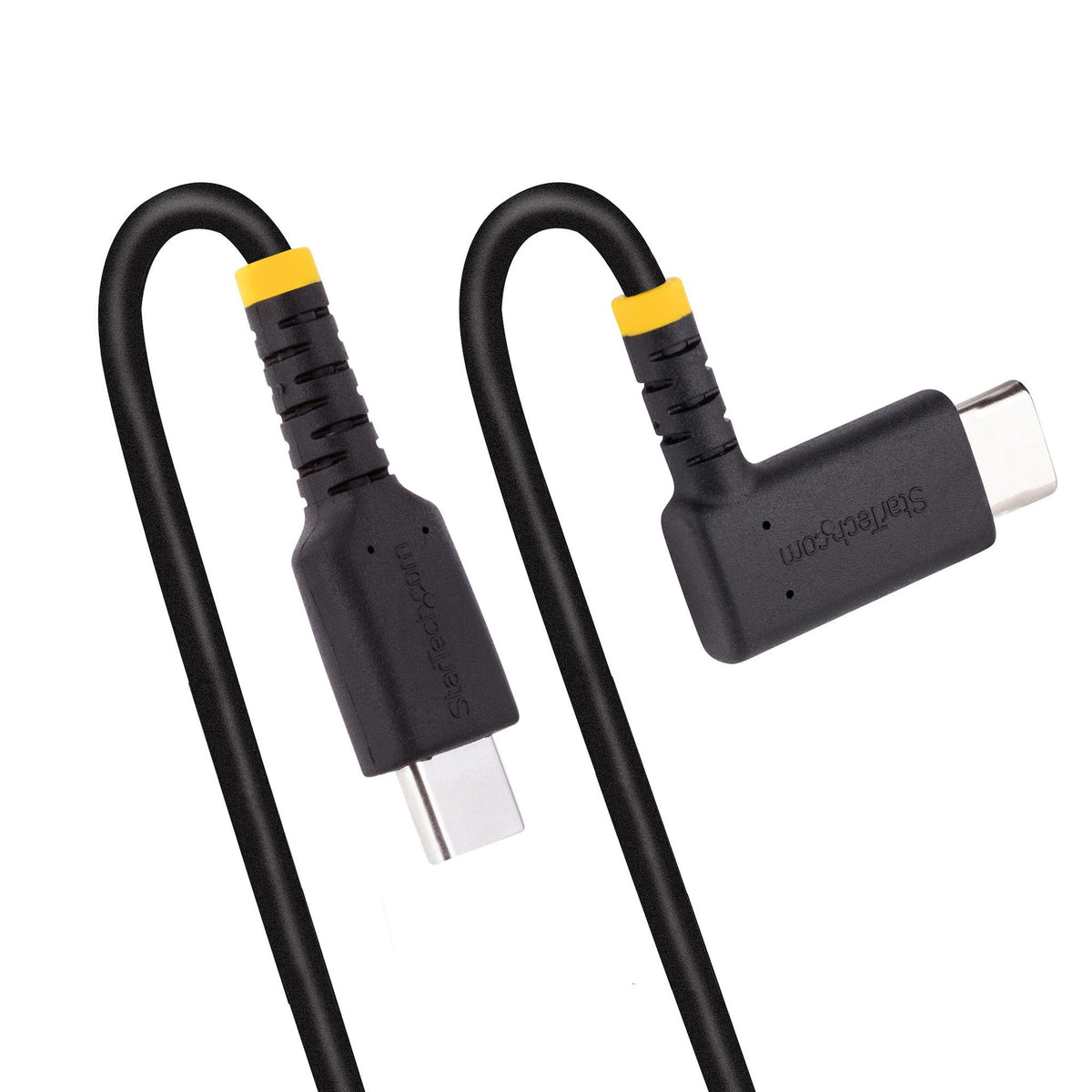 StarTech.com 1m Right-Angle USB-C Charging Cable 60W PD 3A Durable