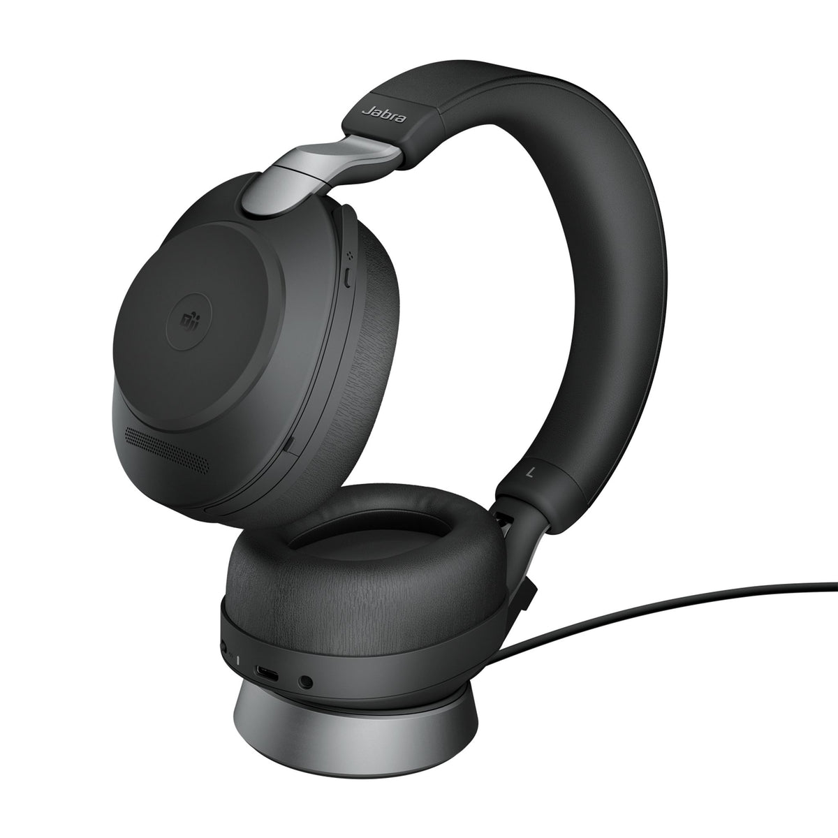 Jabra Evolve2 85 Link380A MS Stereo Stand Black