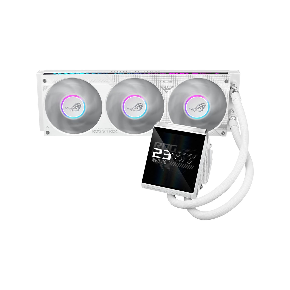 ASUS ROG Strix LC IV 360 ARGB LCD WHITE 5.08" IPS Display AIO Cooler