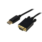 StarTech.com DisplayPort to VGA Cable 6ft 1080p 1920x1200 Black