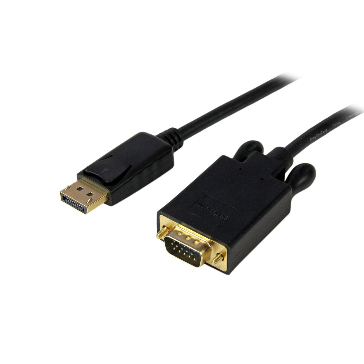StarTech.com DisplayPort to VGA Cable 6ft 1080p 1920x1200 Black