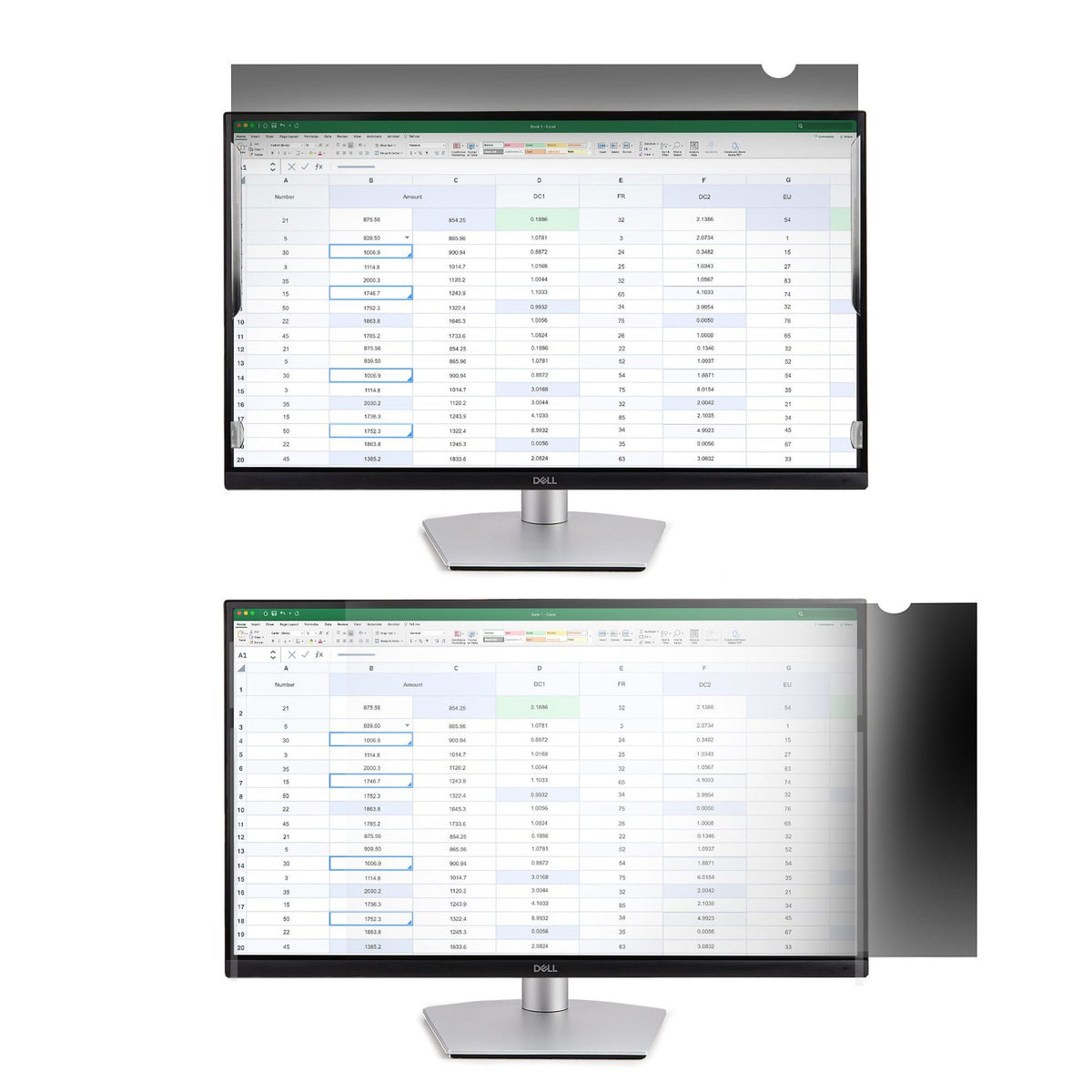 StarTech.com 23.6" Anti-Glare Privacy Filter 51% Blue Light Reduction