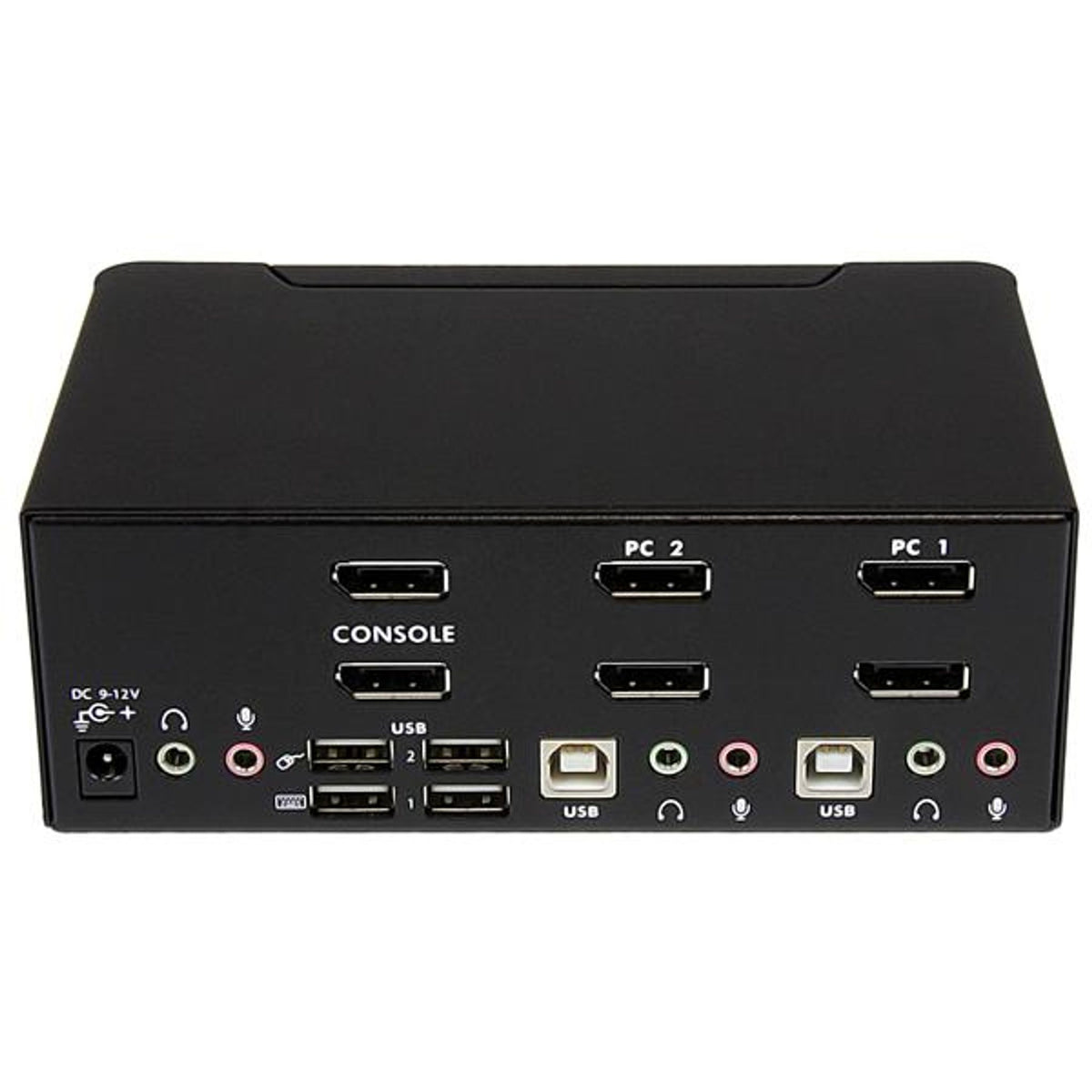 2-Port DisplayPort KVM Switch - Dual-Monitor - 4K 60 - with Audio & USB