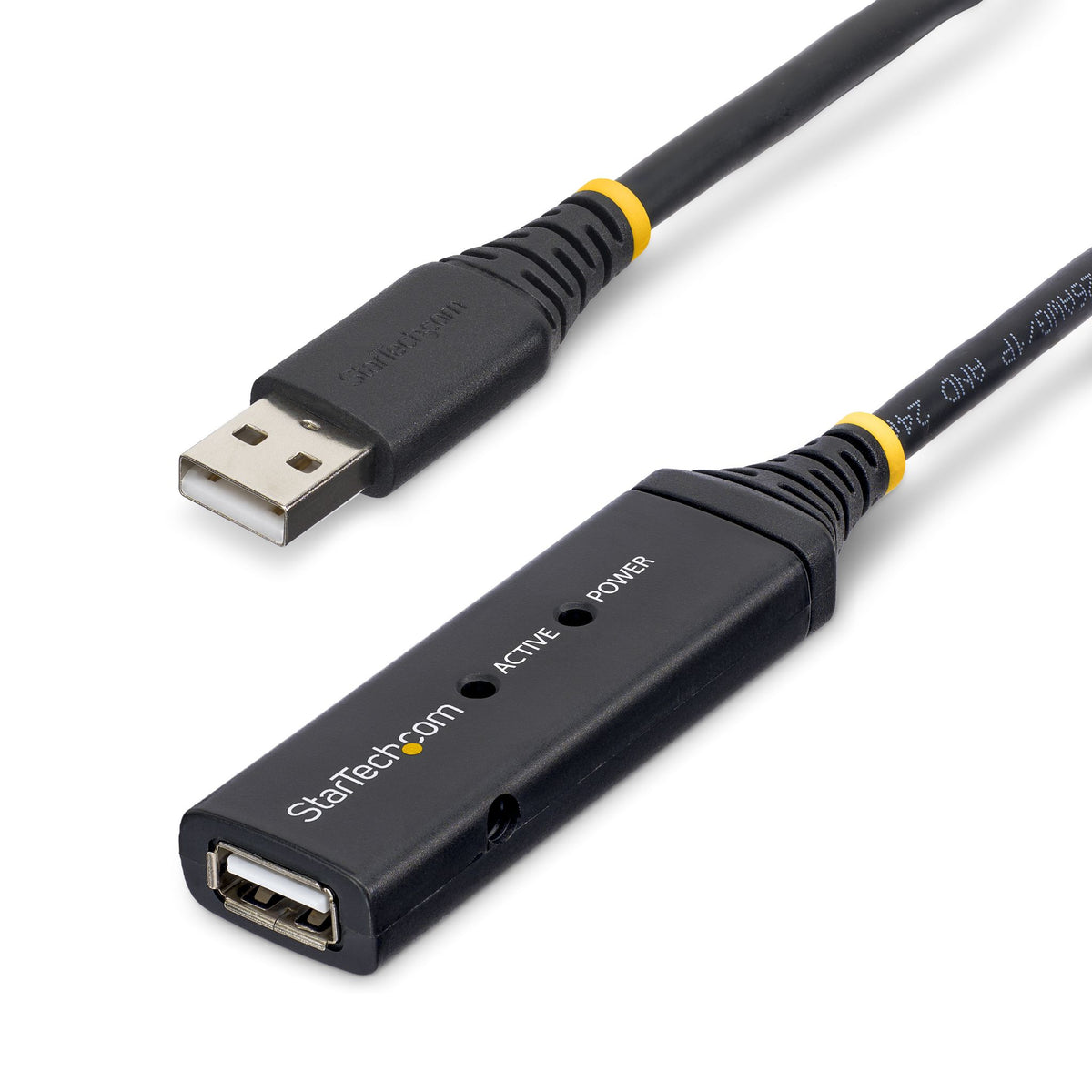 StarTech USB 2.0 Active Extension Cable 15M M/F Black