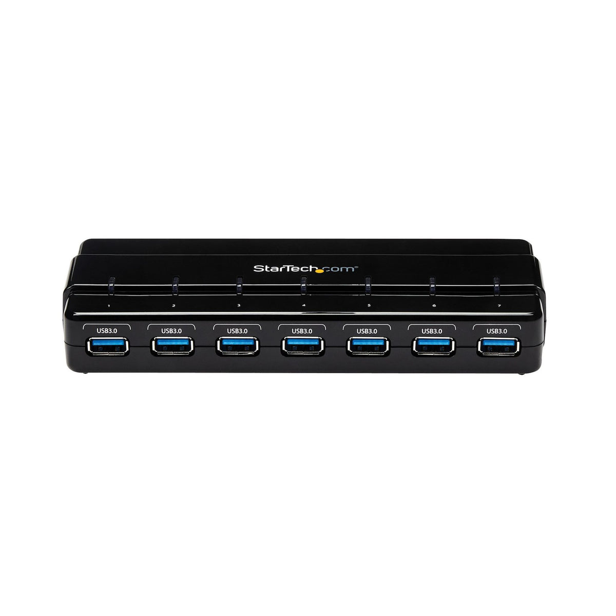 StarTech 7-Port USB 3.0 Hub 5Gbps Desktop with Power Adapter Black