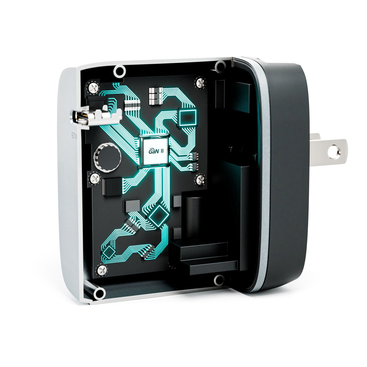 ALOGIC 67W Multi Country GaN Charger Space Grey