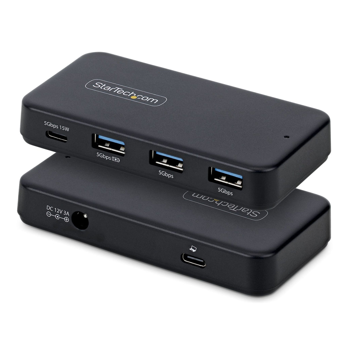 StarTech 4-Port USB-C & 3x USB-A Hub Self-Powered USB 3.0 5Gbps BC 1.2